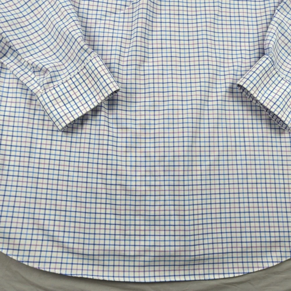 Lauren Ralph Lauren Shirt Mens 4XL Blue Plaid 20 34/35 Black Label Casual Preppy